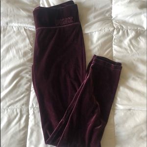 Victoria’s Secret PINK velour leggings